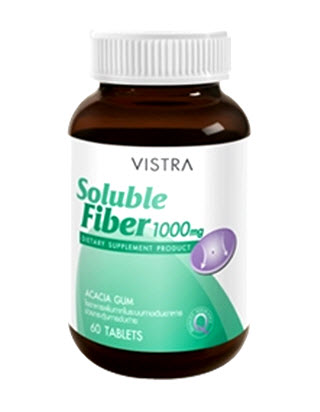 00214: Vistra Soluble Fiber 1000mg. 60 เม็ด